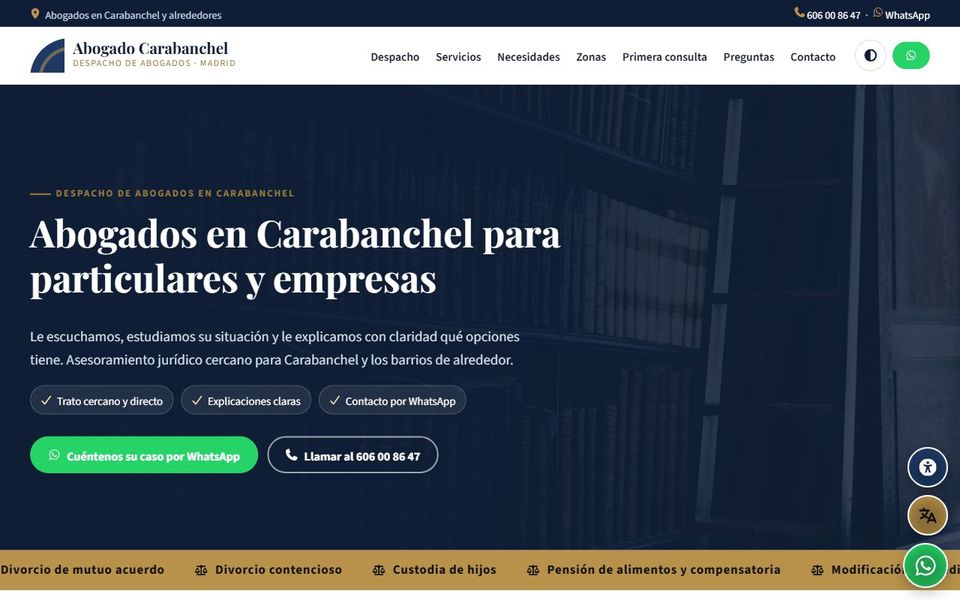 Ejemplo de web de referencia: abogadocarabanchel.com